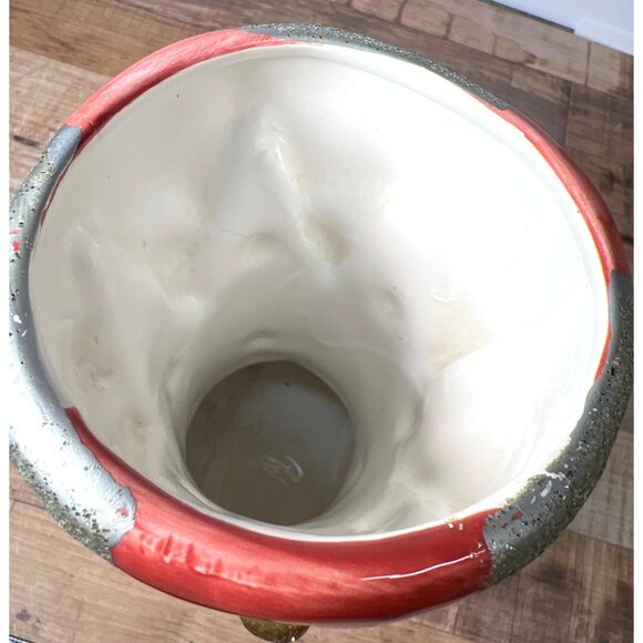 Christmas Whimsical Hand-Painted Ceramic Elf Boot Decorative - Picture 5 of 7